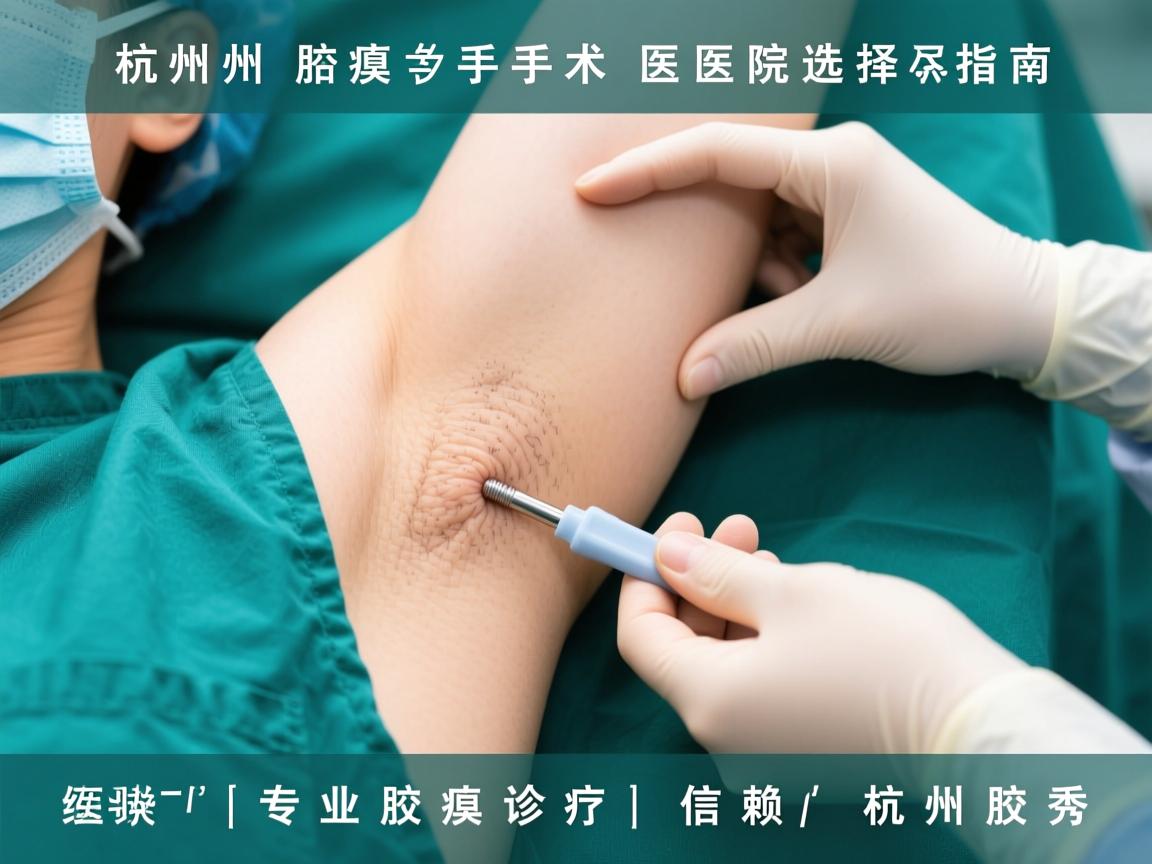 杭州腋臭手术医院选择指南，专业腋臭诊疗，信赖杭州腋秀