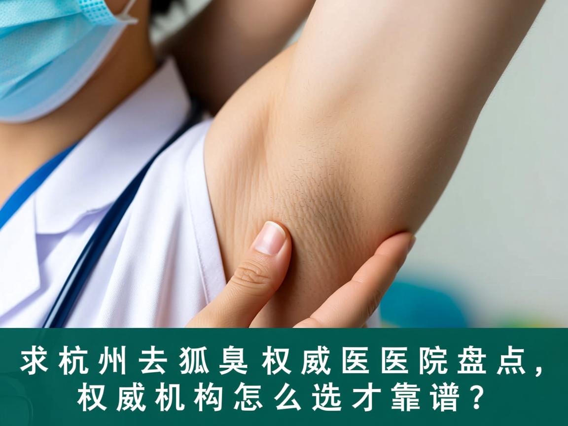 杭州去狐臭权威医院盘点，权威机构怎么选才靠谱？