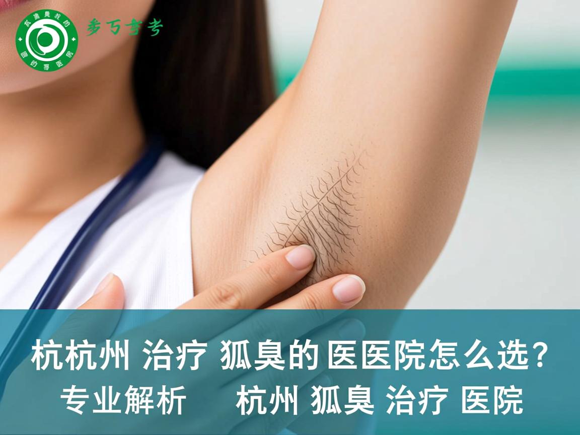 杭州治疗狐臭的医院怎么选？专业解析杭州狐臭治疗医院