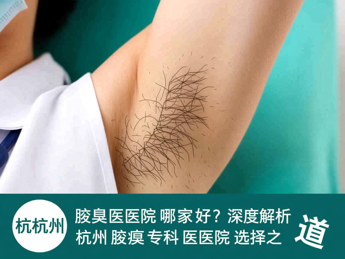 杭州腋臭医院哪家好？深度解析杭州腋臭专科医院的选择之道