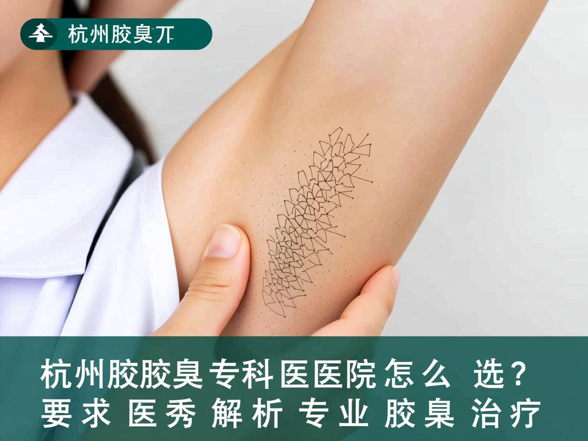 杭州腋臭专科医院怎么选？杭州腋秀解析专业腋臭治疗