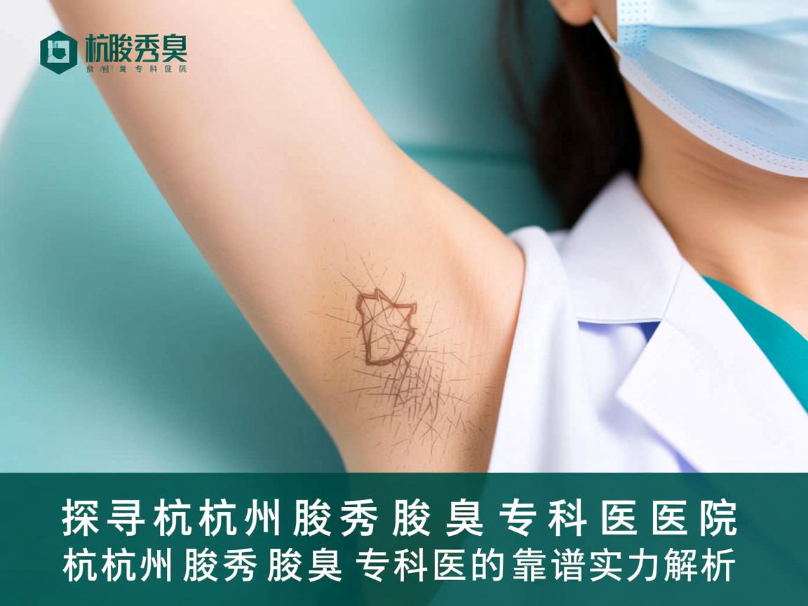探寻杭州腋秀腋臭专科医院，杭州腋秀腋臭专科的靠谱实力解析