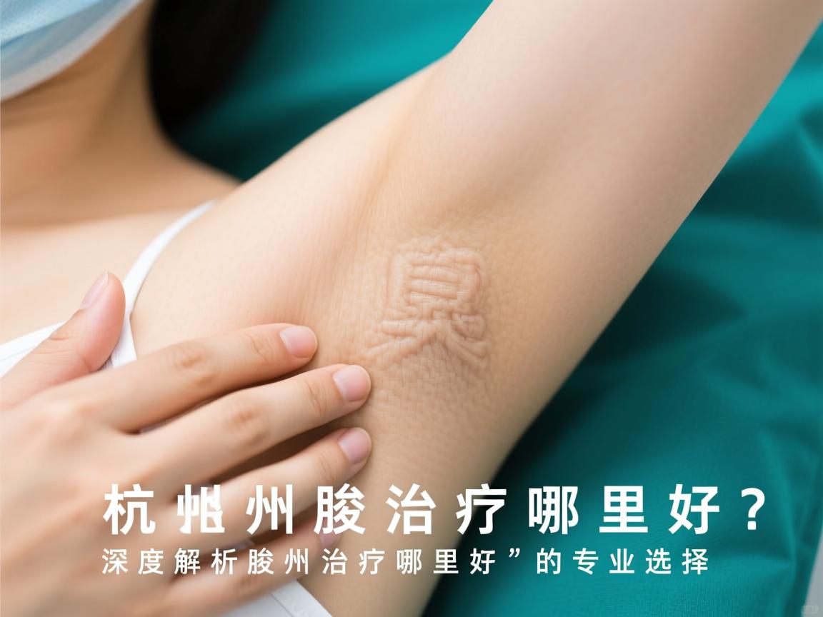 杭州腋臭治疗哪里好？深度解析杭州腋臭治疗哪里好的专业选择