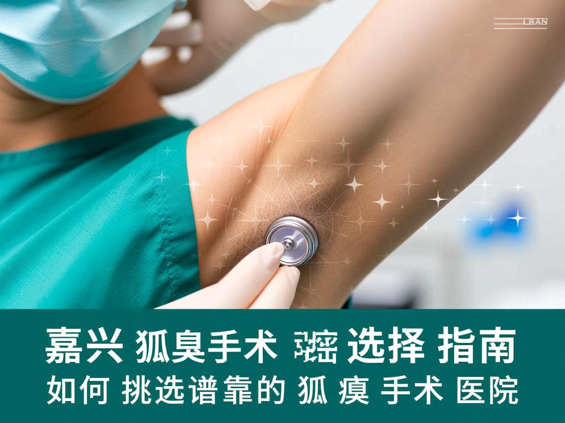嘉兴狐臭手术医院选择指南，如何挑选靠谱的狐臭手术医院