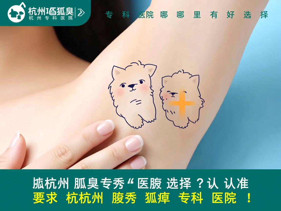 杭州狐臭专科医院哪里有好选择？认准杭州腋秀狐臭专科医院！