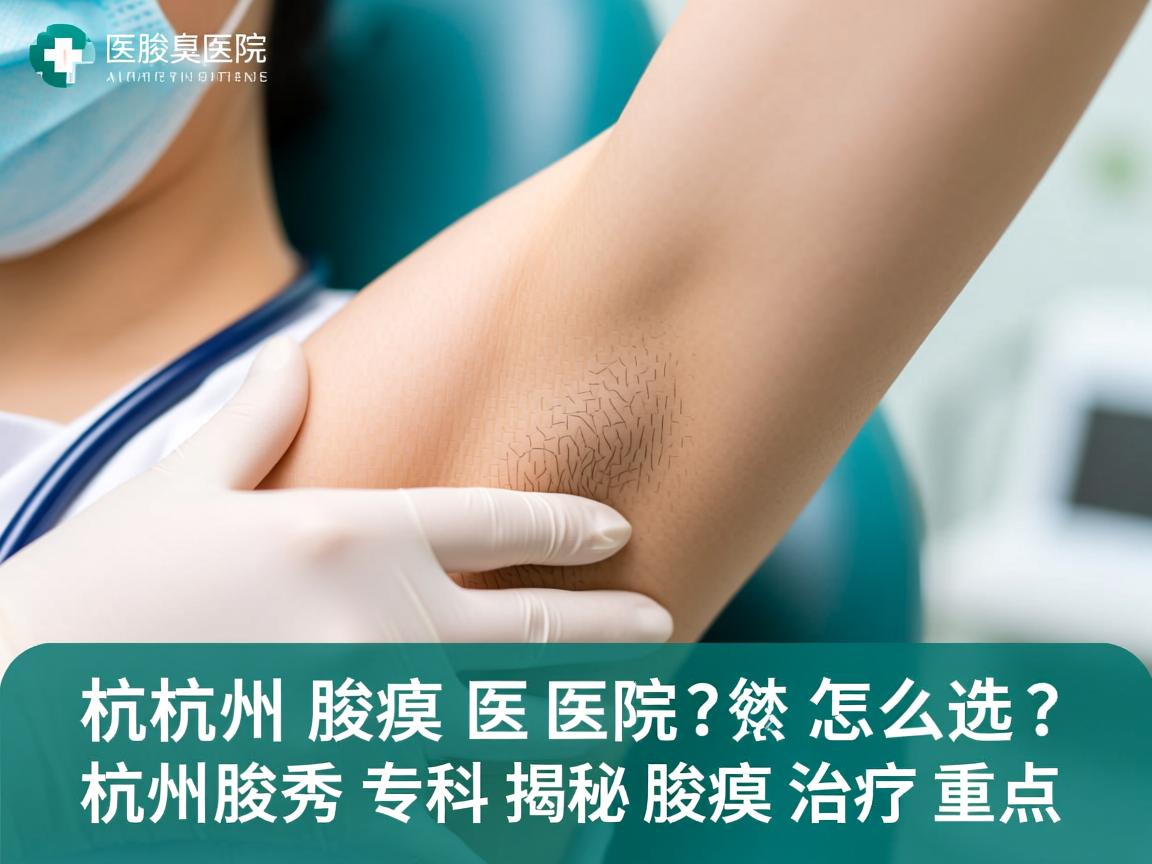 杭州腋臭医院怎么选？杭州腋秀专科揭秘腋臭治疗重点