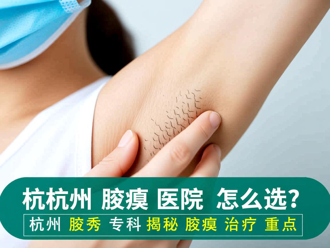 杭州腋臭医院怎么选？杭州腋秀专科揭秘腋臭治疗重点