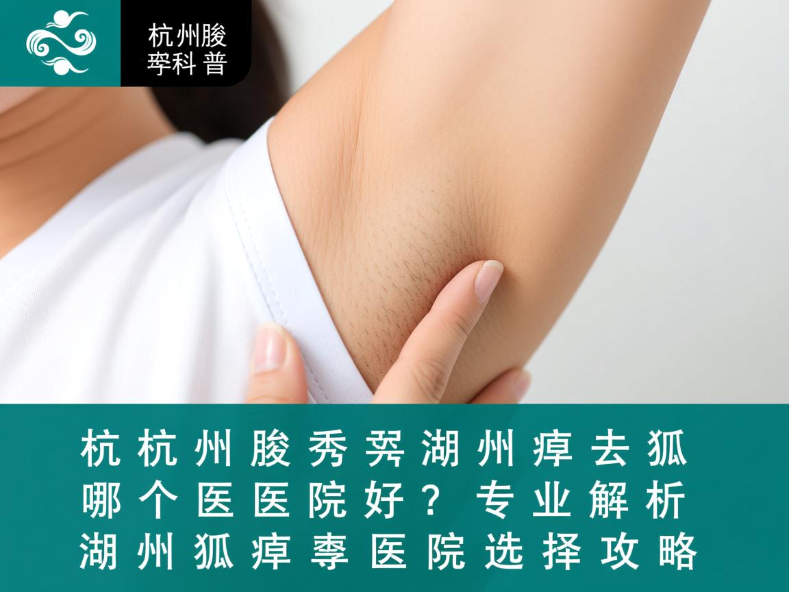 杭州腋秀科普湖州去狐臭哪个医院好？专业解析湖州狐臭医院选择攻略