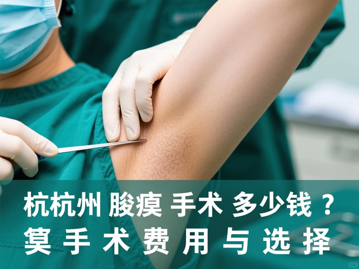 杭州腋臭手术多少钱？详解杭州腋臭手术费用与选择