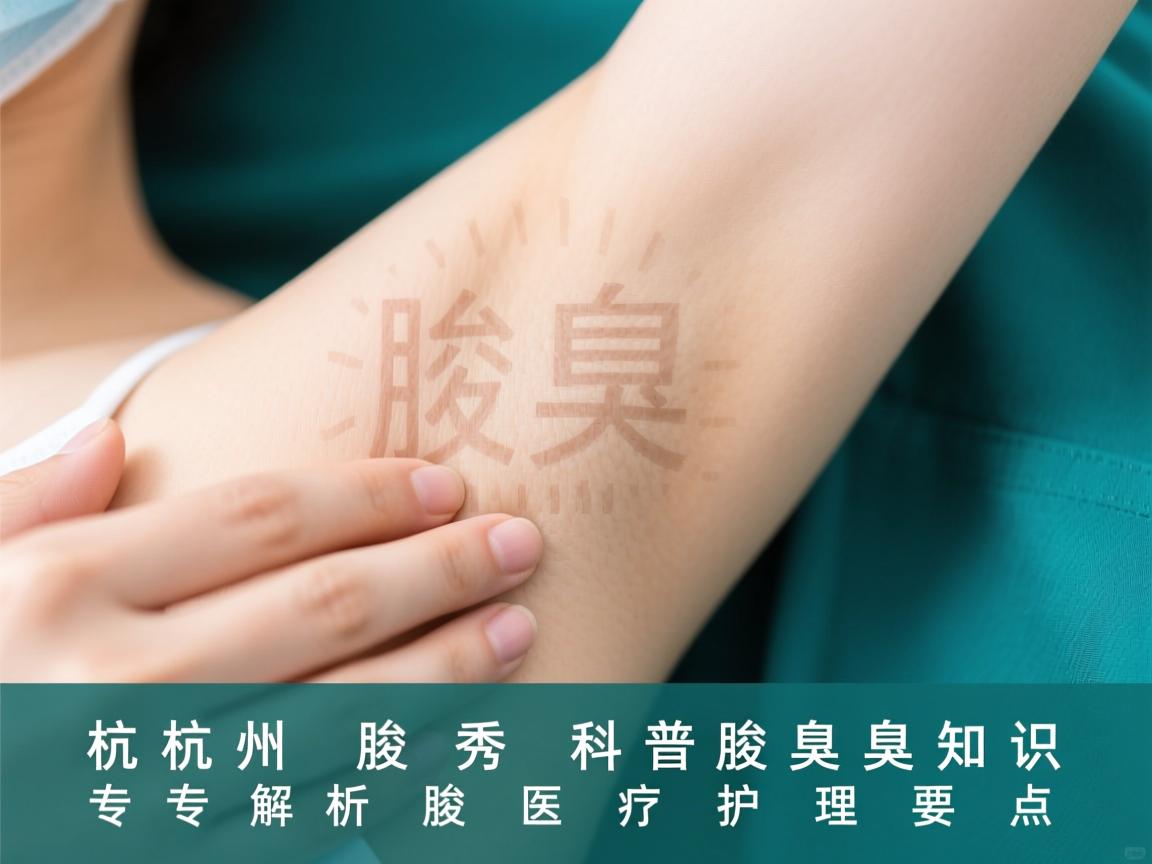 杭州腋秀科普腋臭知识，专业解析腋臭医疗护理要点