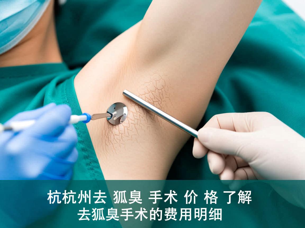 杭州去狐臭手术价格解析，了解去狐臭手术的费用明细