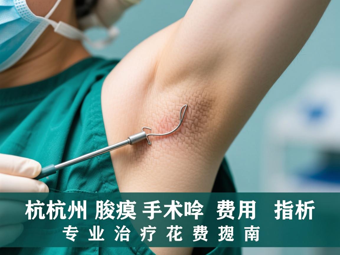 杭州腋臭手术费用解析，专业视角下的腋臭治疗花费指南