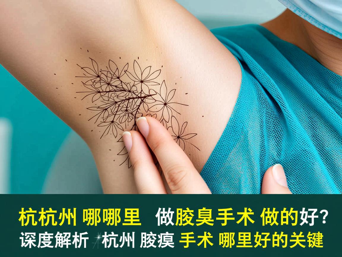 杭州哪里做腋臭手术做的好？深度解析杭州腋臭手术哪里好的关键
