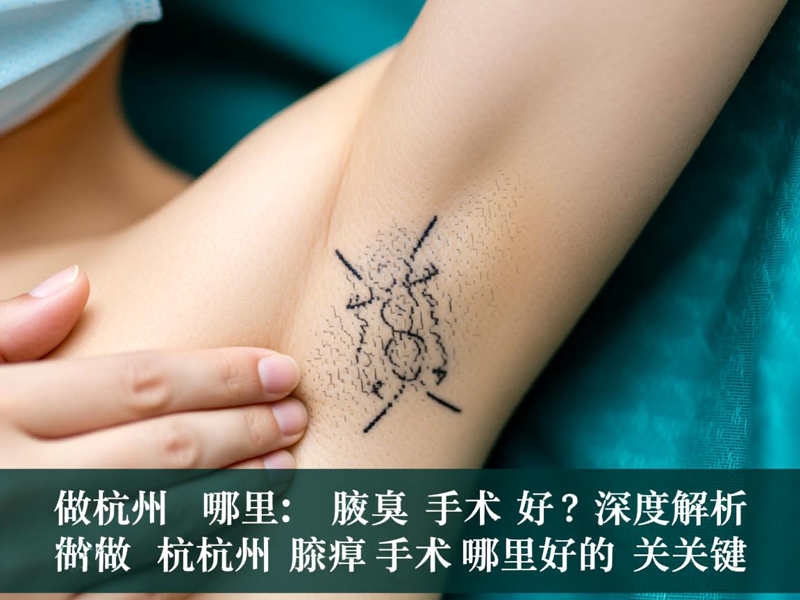 杭州哪里做腋臭手术做的好？深度解析杭州腋臭手术哪里好的关键