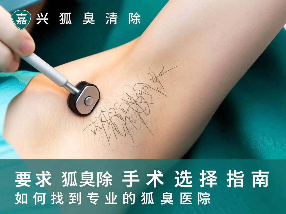 嘉兴狐臭清除手术选择指南，如何找到专业的狐臭医院
