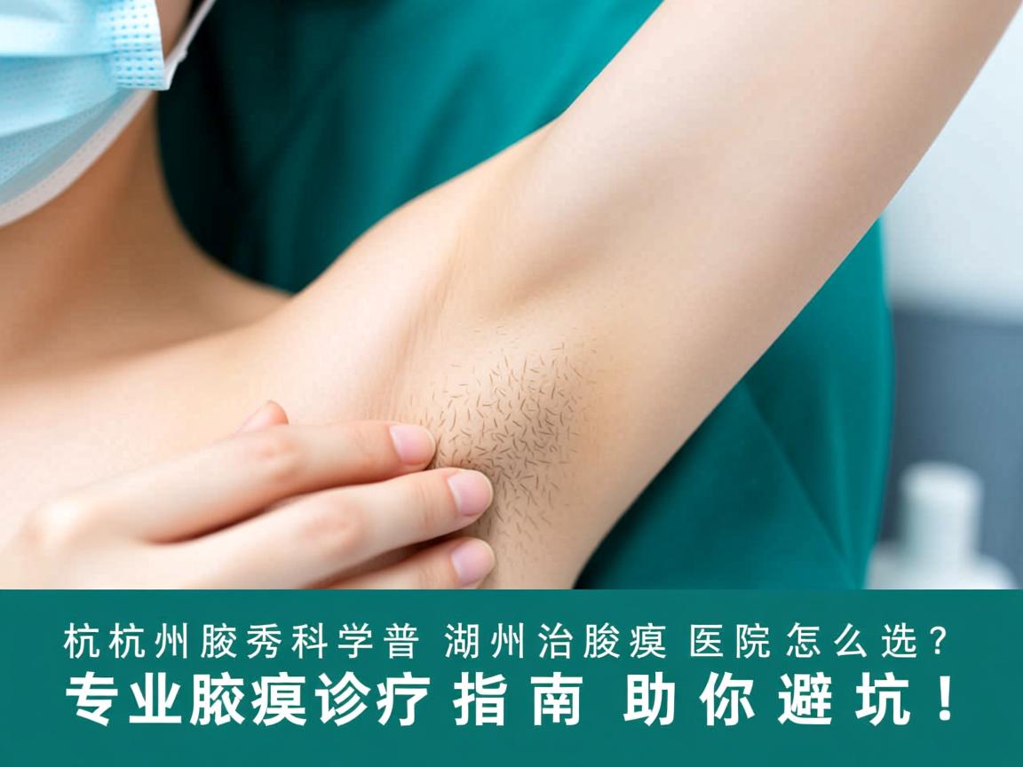 杭州腋秀科普湖州治腋臭医院怎么选？专业腋臭诊疗指南助你避坑！