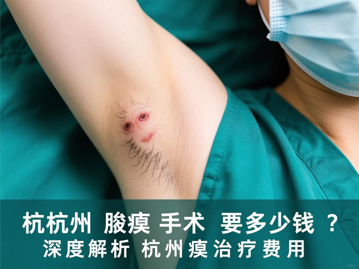 杭州腋臭手术要多少钱？深度解析杭州腋臭治疗费用