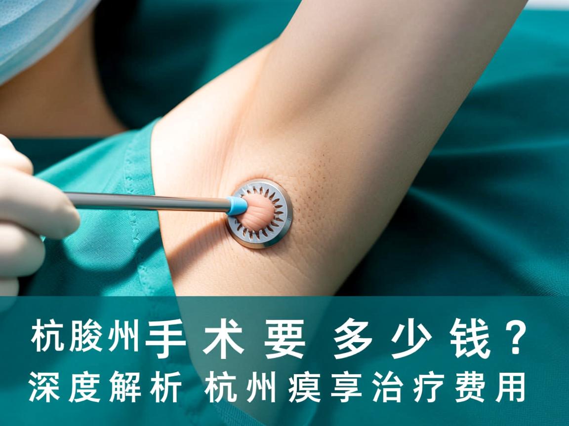 杭州腋臭手术要多少钱？深度解析杭州腋臭治疗费用