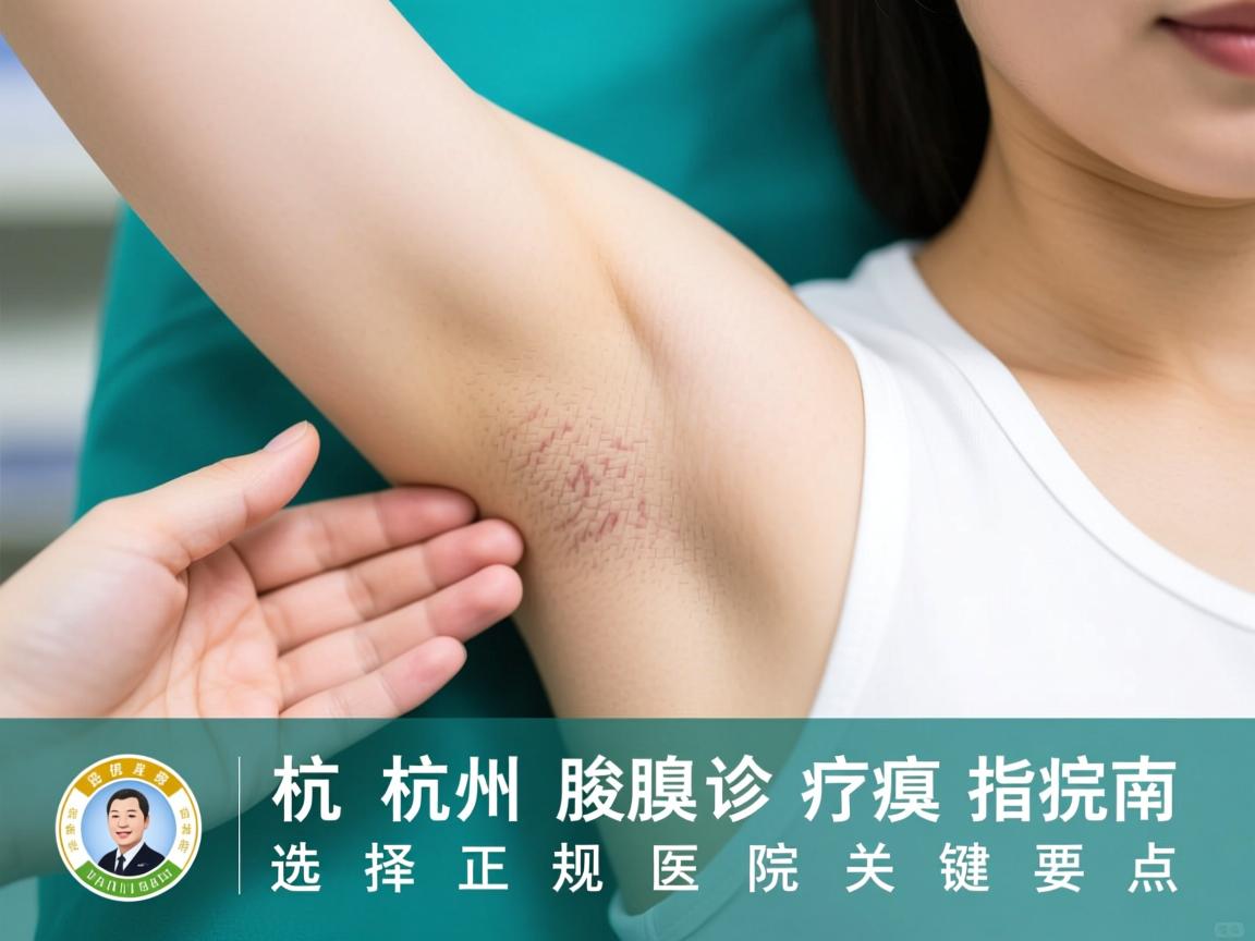 杭州腋臭诊疗指南，选择正规腋臭医院的关键要点