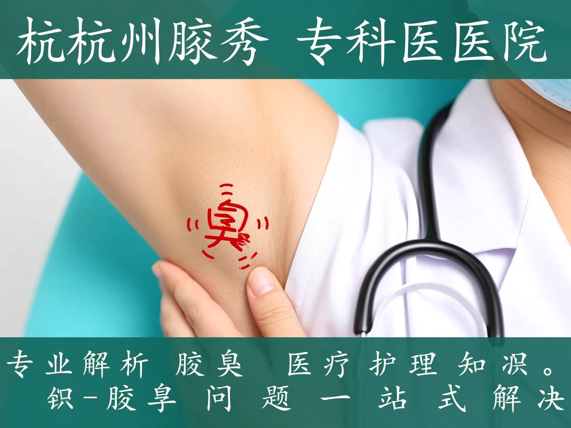 杭州腋秀专科医院，专业解析腋臭医疗护理知识，腋臭问题一站式解决