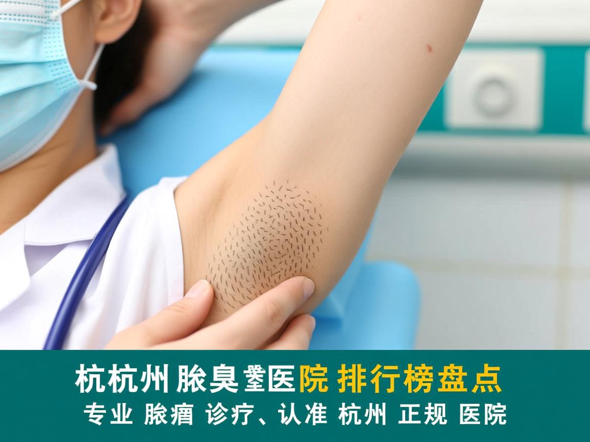 杭州腋臭医院排行榜盘点，专业腋臭诊疗，认准杭州正规医院