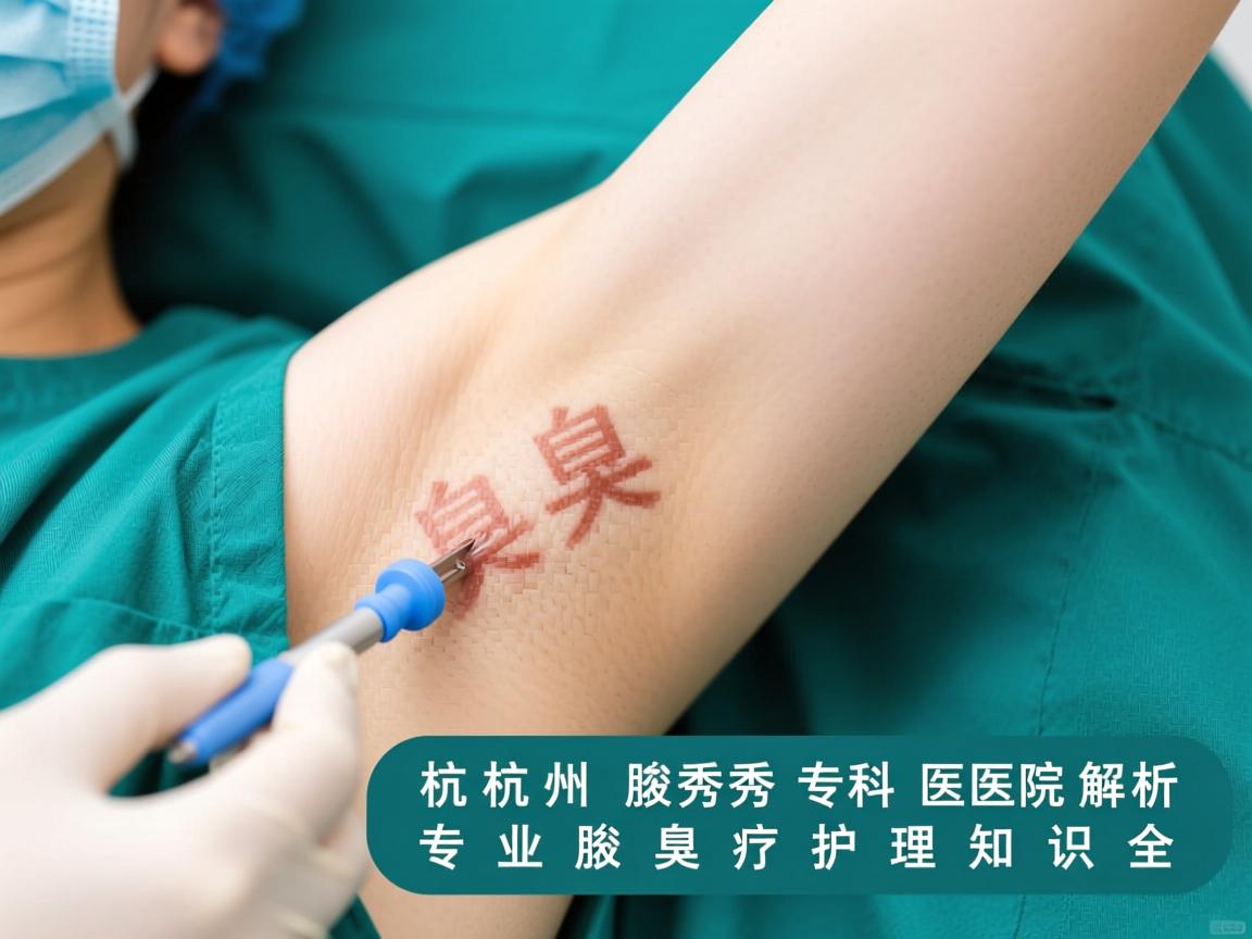杭州腋秀专科医院解析，专业腋臭医疗护理知识大全