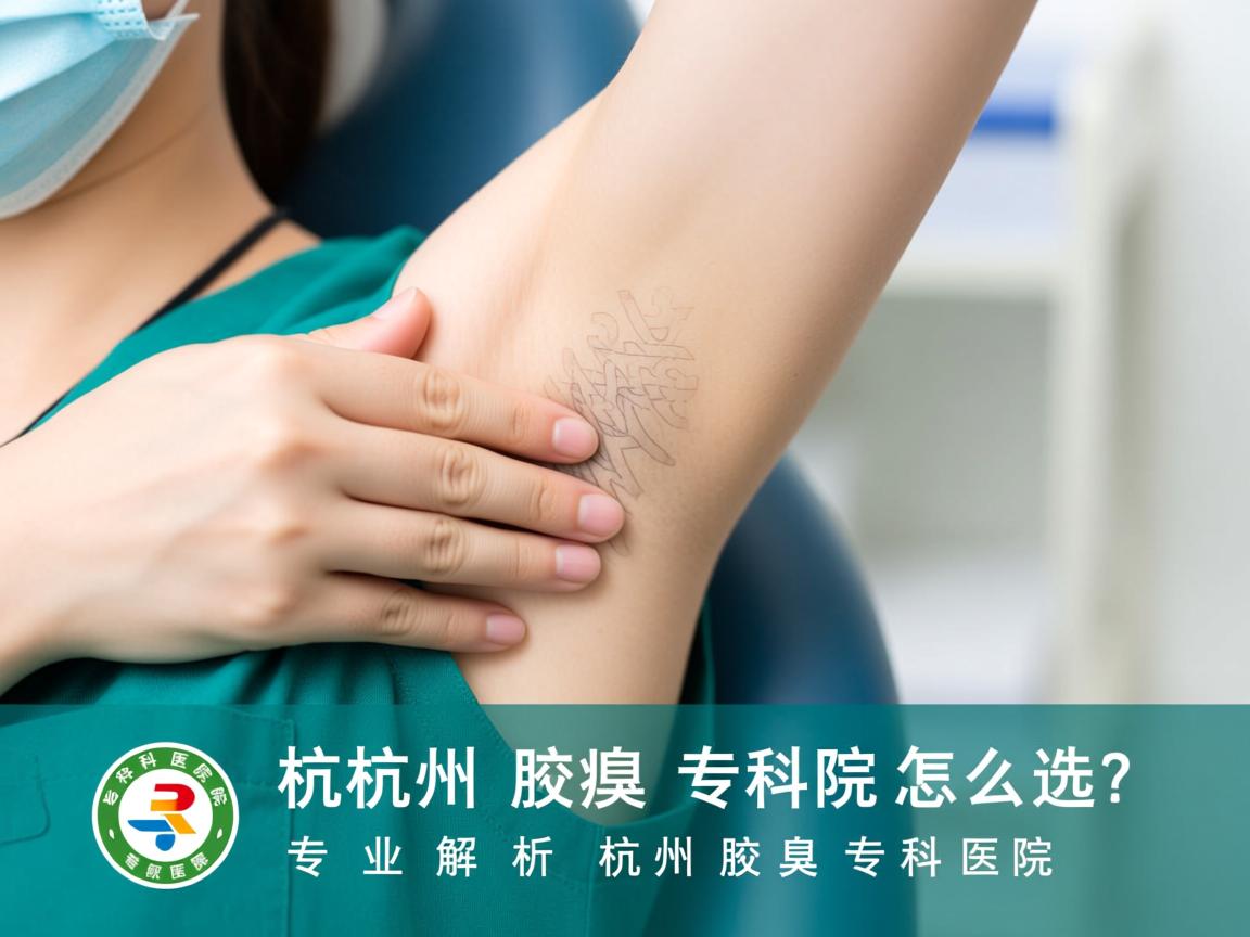 杭州腋臭专科医院怎么选？专业解析杭州腋臭专科医院