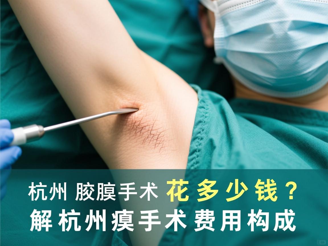 杭州腋臭手术花多少钱？详解杭州腋臭手术费用构成