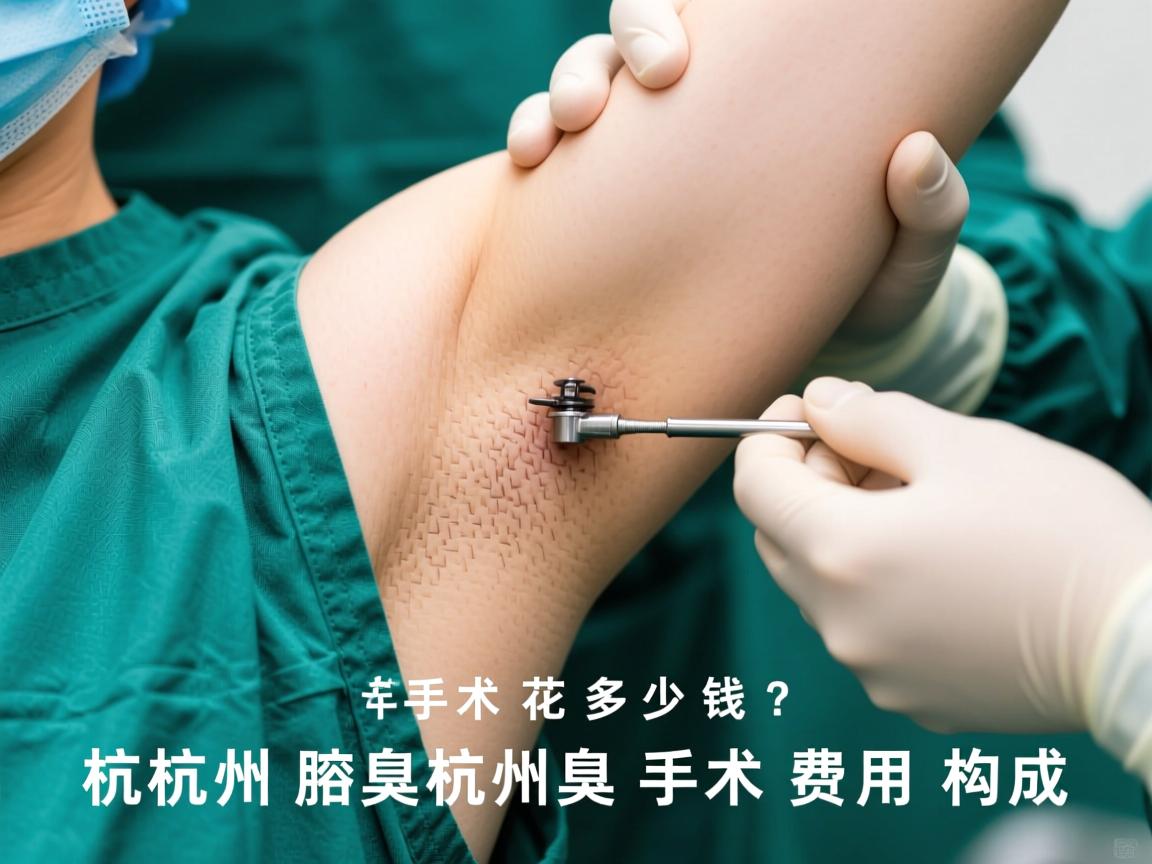 杭州腋臭手术花多少钱？详解杭州腋臭手术费用构成