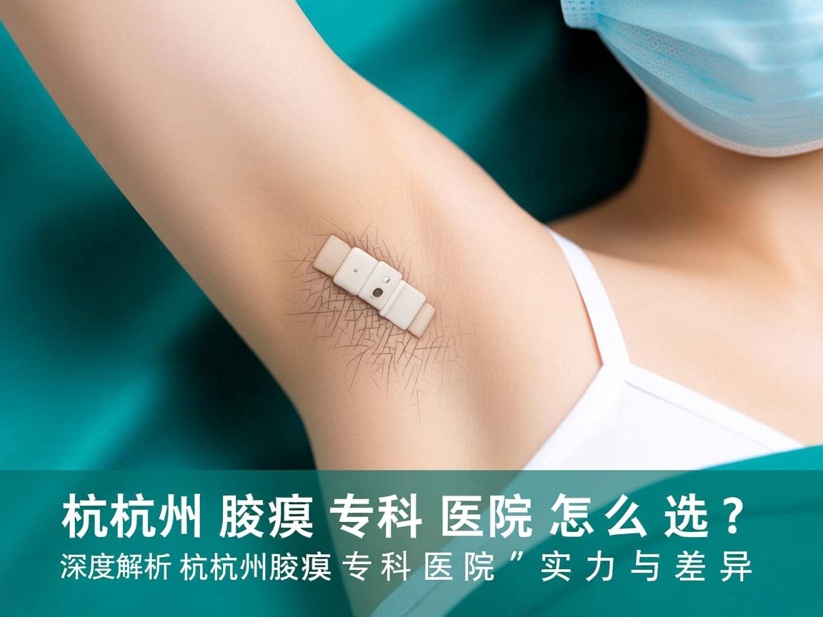 杭州腋臭专科医院怎么选？深度解析杭州腋臭专科医院的实力与差异