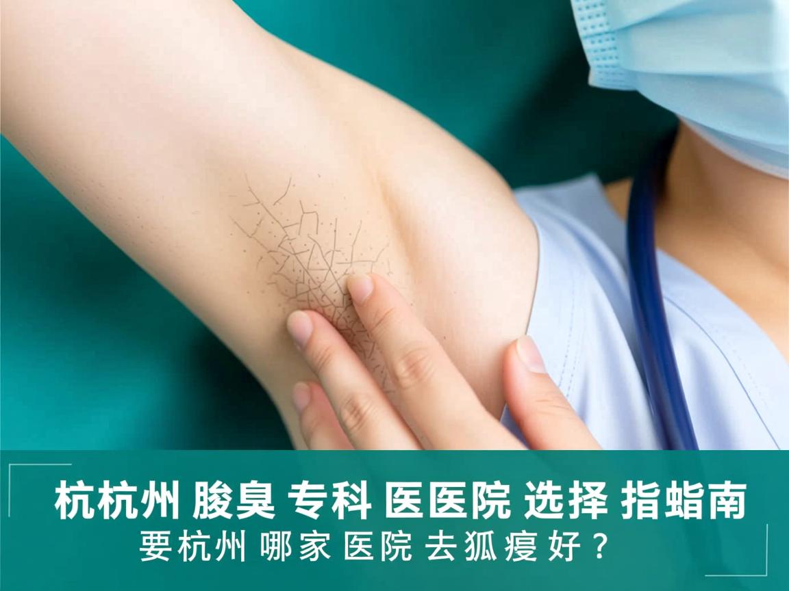 杭州腋臭专科医院选择指南，杭州哪家医院去狐臭好？