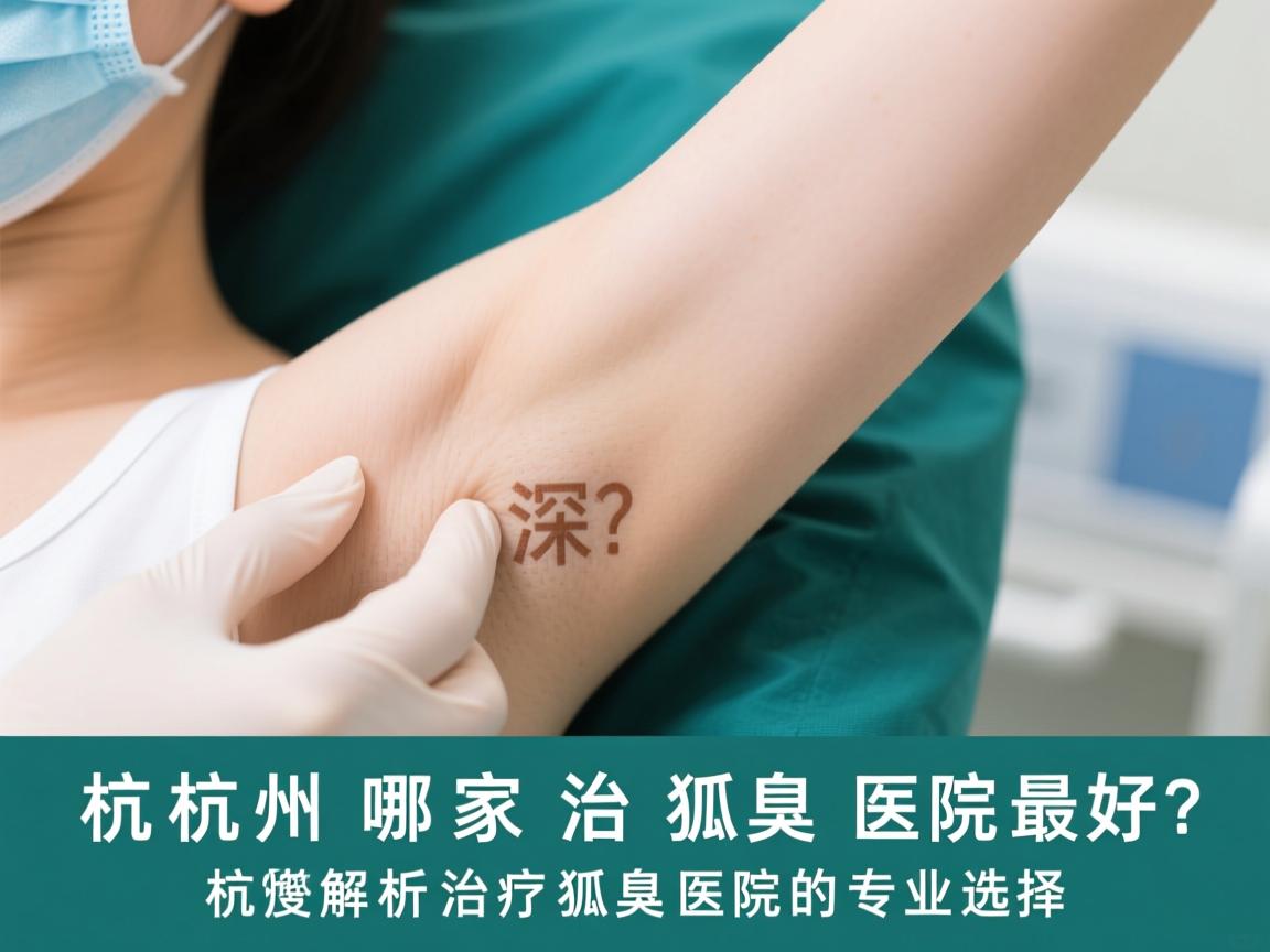 杭州哪家治疗狐臭医院最好？深度解析杭州治疗狐臭医院的专业选择