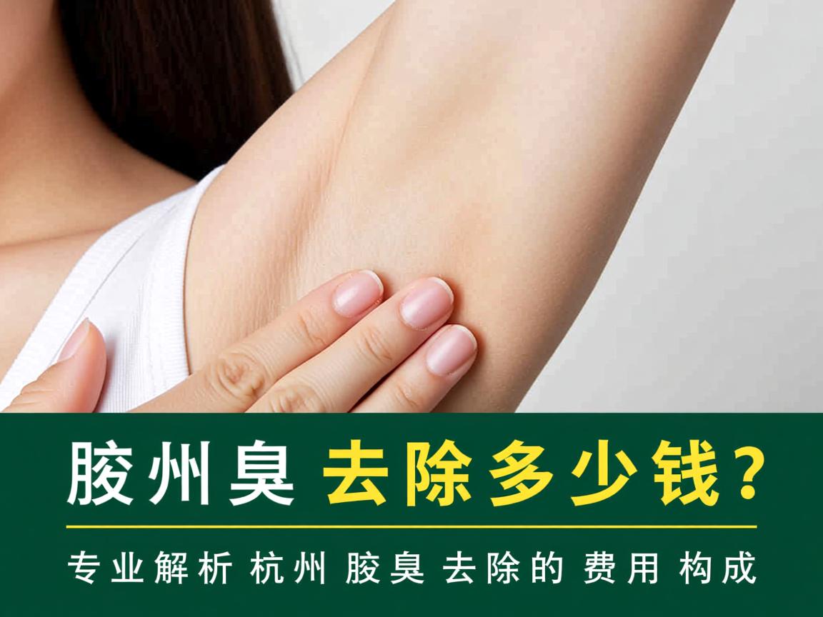 杭州腋臭去除多少钱？专业解析杭州腋臭去除的费用构成
