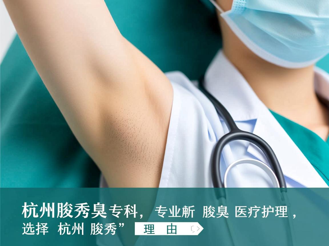 杭州腋秀腋臭专科，专业解析腋臭医疗护理，选择杭州腋秀的理由
