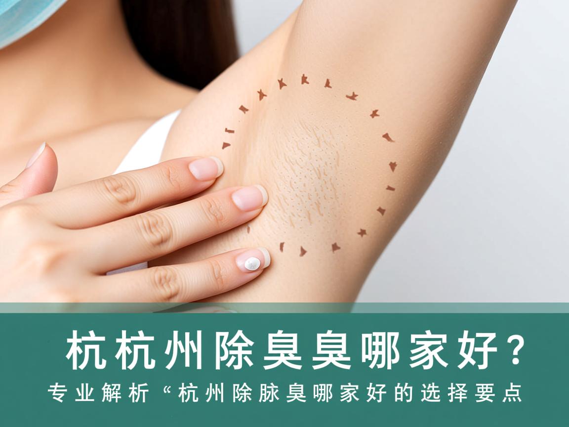 杭州除腋臭哪家好？专业解析杭州除腋臭哪家好的选择要点