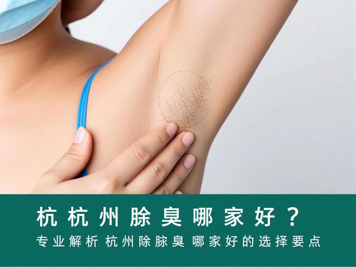 杭州除腋臭哪家好？专业解析杭州除腋臭哪家好的选择要点