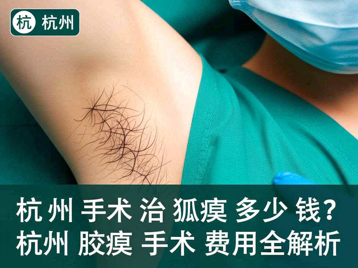 杭州手术治狐臭多少钱？杭州腋臭手术费用全解析