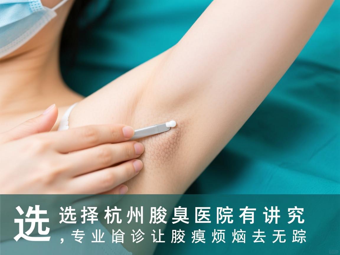选择杭州腋臭医院有讲究，专业诊疗让腋臭烦恼去无踪