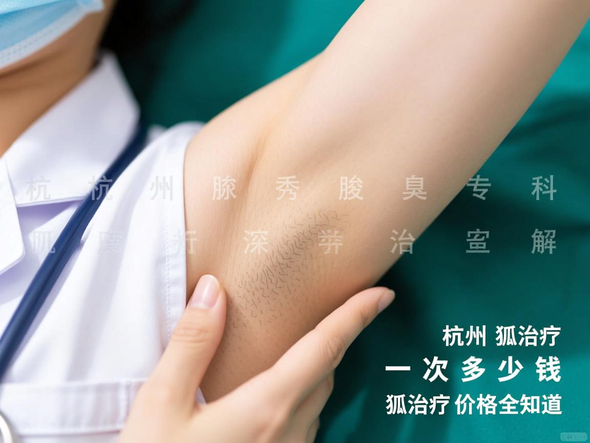 杭州腋秀腋臭专科，深度解析杭州狐臭治疗一次多少钱，狐臭治疗价格全知道