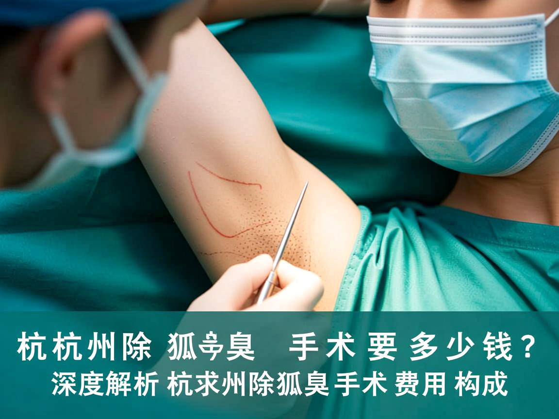 杭州除狐臭手术要多少钱？深度解析杭州除狐臭手术费用构成