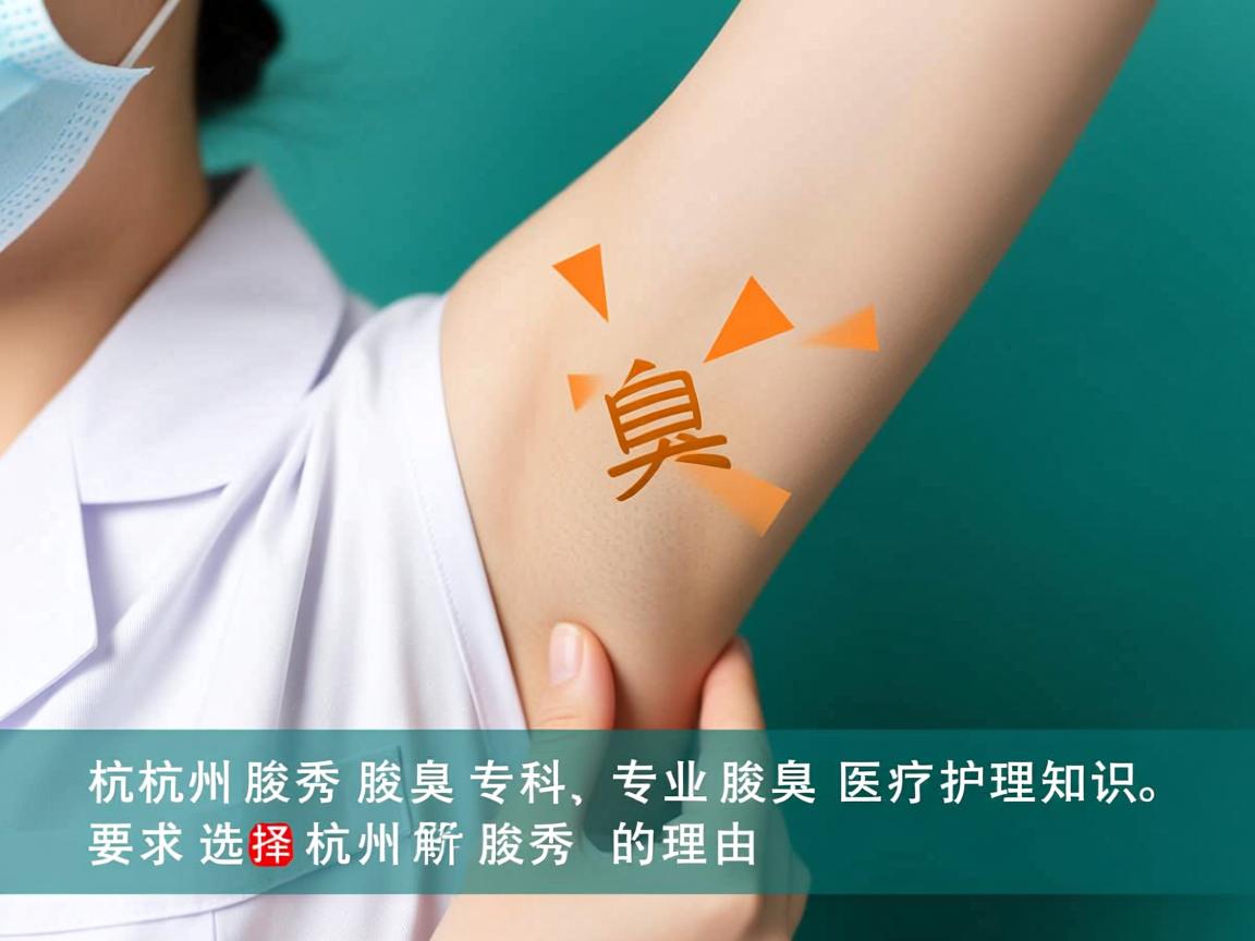 杭州腋秀腋臭专科，专业解析腋臭医疗护理知识，选择杭州腋秀的理由