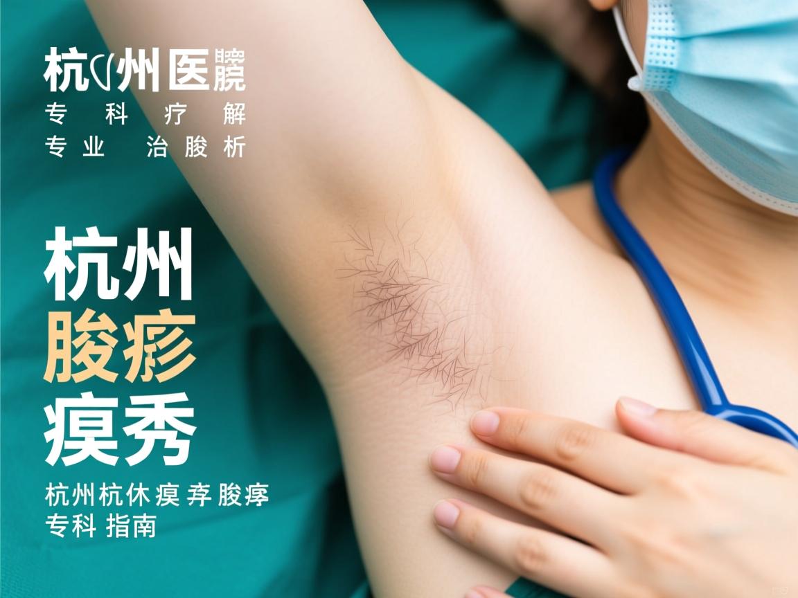 杭州腋臭专科医院解析，专业治疗腋臭的杭州腋秀腋臭专科指南