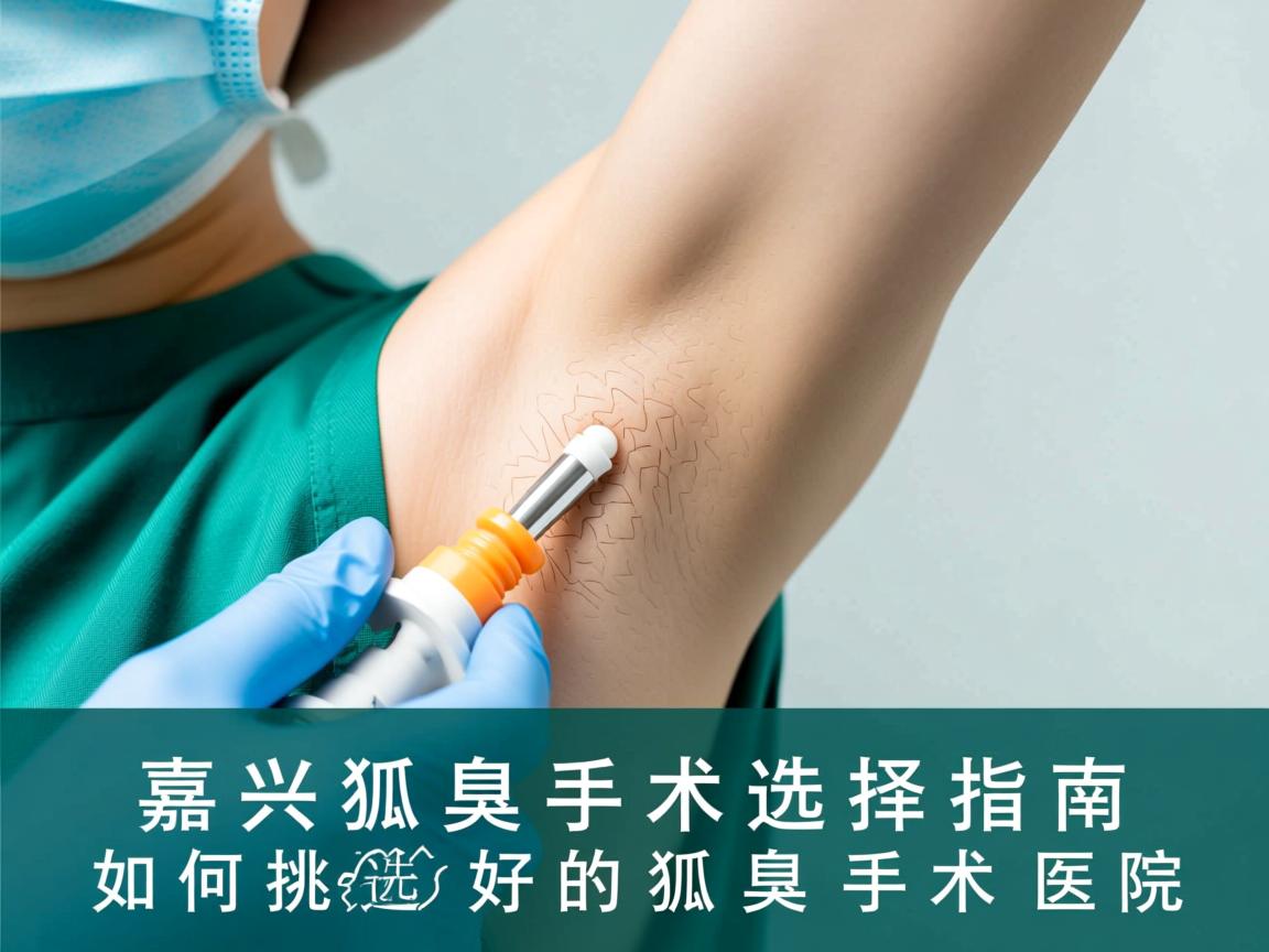 嘉兴狐臭手术选择指南，如何挑选好的狐臭手术医院
