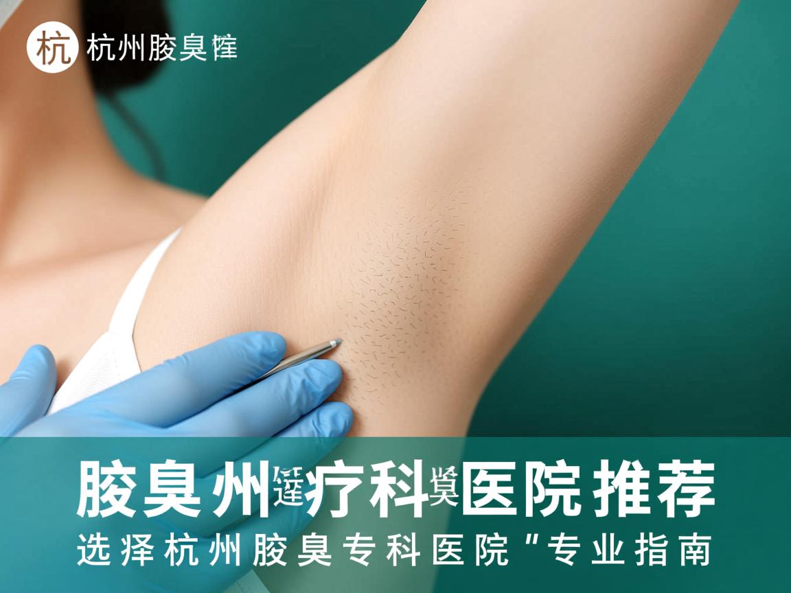 杭州腋臭专科医院推荐，选择杭州腋臭专科医院的专业指南