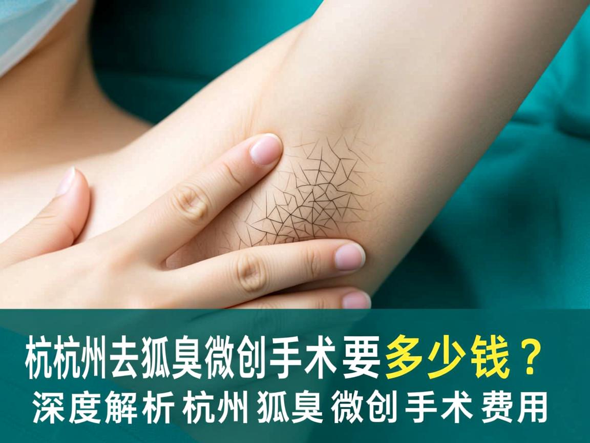 杭州去狐臭微创手术要多少钱？深度解析杭州狐臭微创手术费用