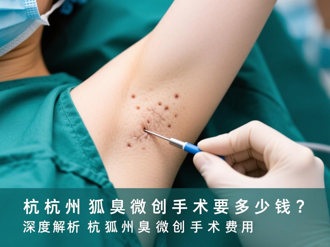 杭州去狐臭微创手术要多少钱？深度解析杭州狐臭微创手术费用