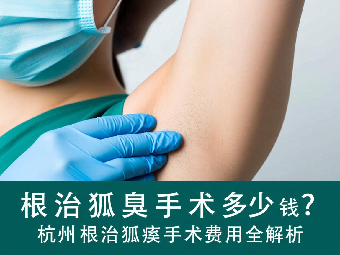 根治狐臭手术多少钱？杭州根治狐臭手术费用全解析