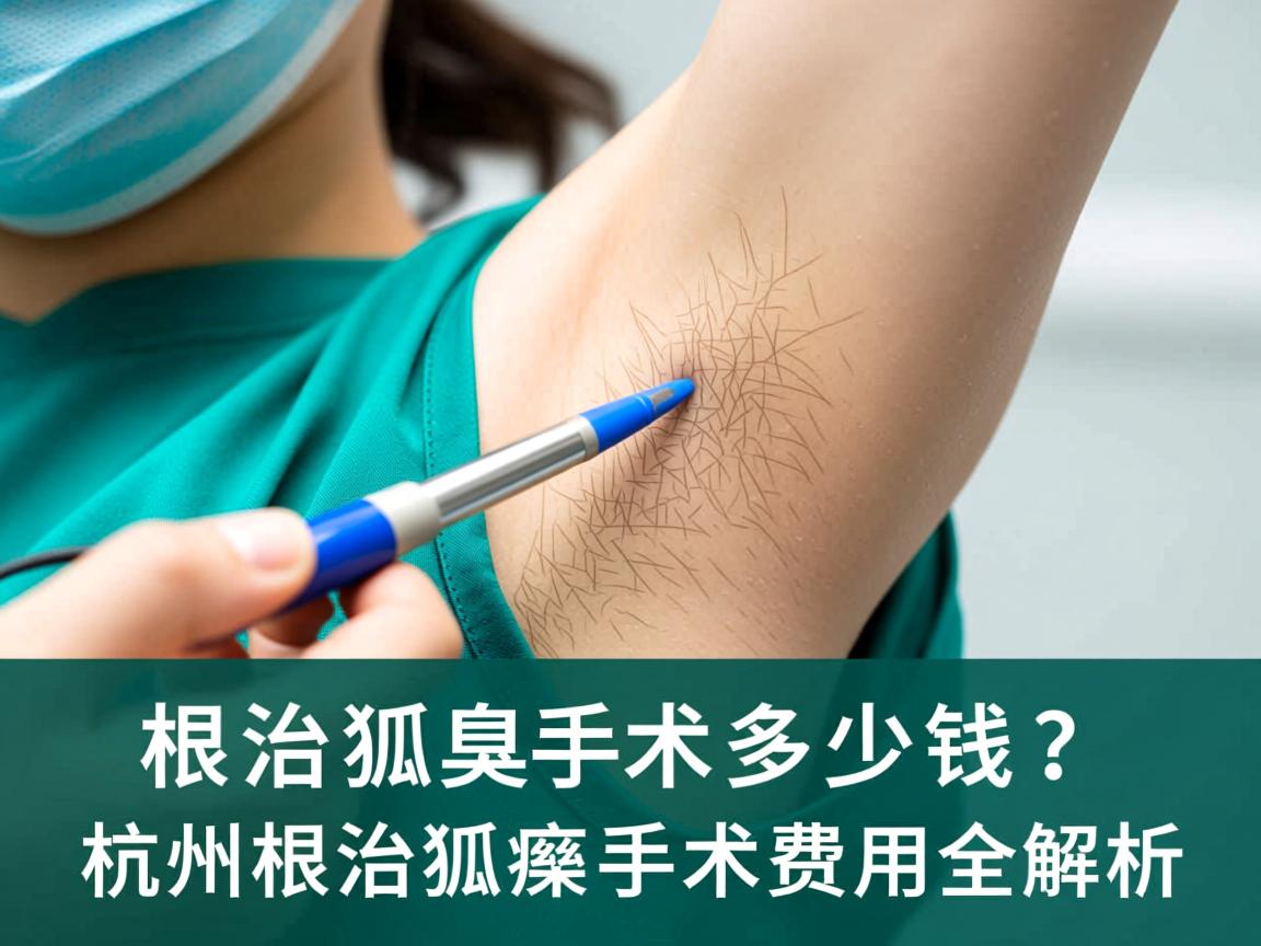 根治狐臭手术多少钱？杭州根治狐臭手术费用全解析