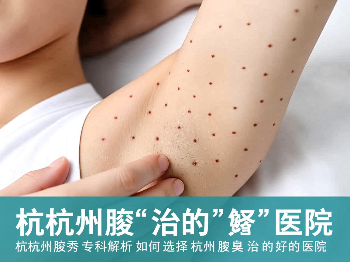 杭州腋臭治的好的医院，杭州腋秀专科解析如何选择杭州腋臭治的好的医院