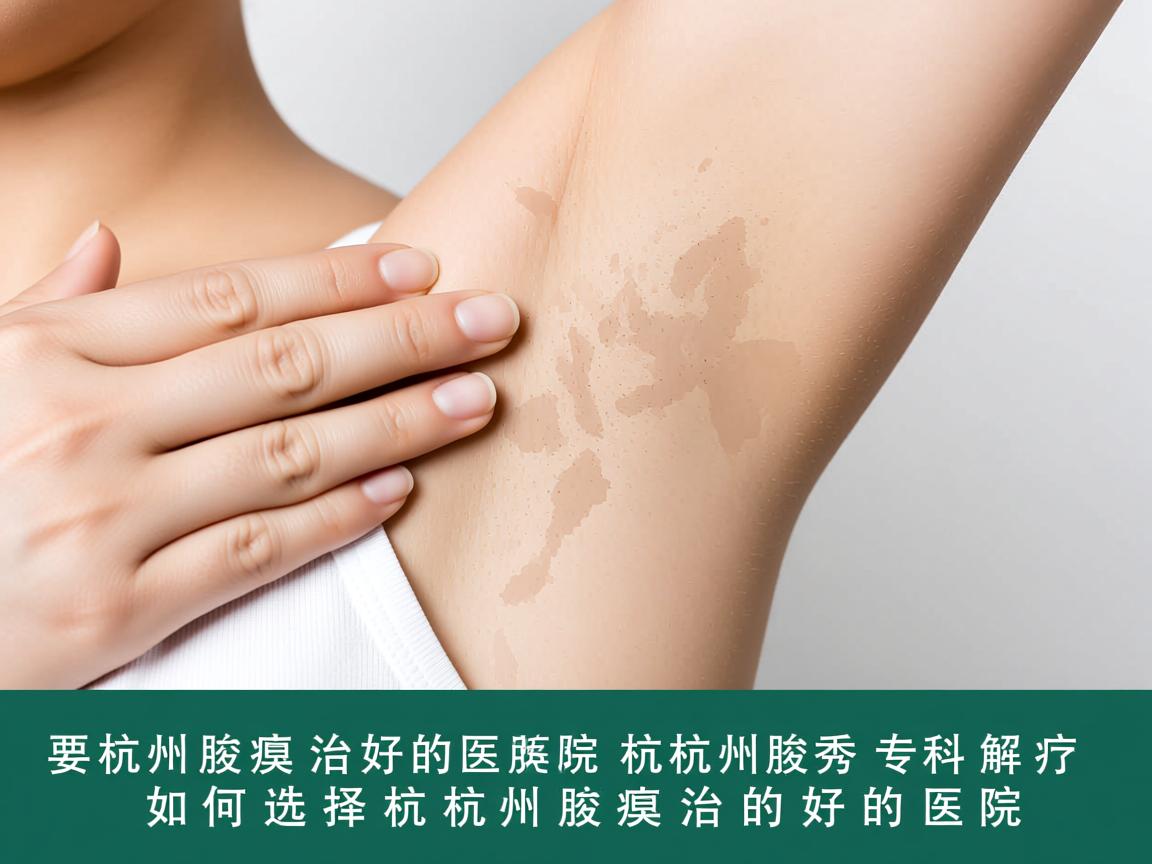 杭州腋臭治的好的医院，杭州腋秀专科解析如何选择杭州腋臭治的好的医院
